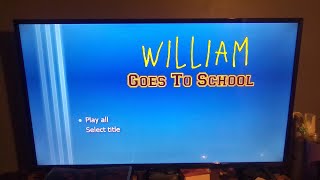 William Goes To School DVD menu [upl. by Germaun]