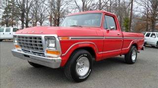 1978 Ford F100 Start Up Exhaust and In Depth Tour [upl. by Nosam]