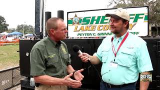 FBFS Chats with Lake County Sheriff Peyton C Grinnell at the 6th Annual Bass Tournament [upl. by Anaehr]