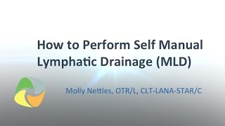 How to Perform Self Manual Lymph Drainage MLD FDRS2016 [upl. by Neggem56]