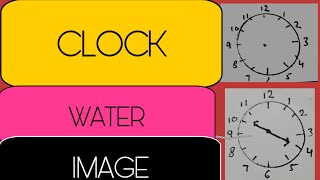 Clock water mirror image  Clock water image [upl. by Gord]