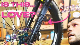 RockShox 35 Gold Initial Impressions  Install [upl. by Woodsum]