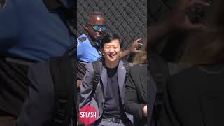 Ken Jeong Stops For Fans At quotJimmy Kimmel Livequot In Los Angeles California [upl. by Zipah]