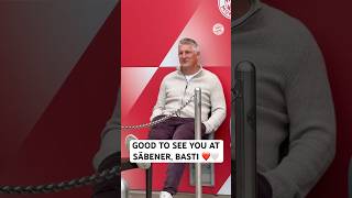 A special guest at Säbener 🥰 FCBayern MiaSanMia [upl. by Sikras]