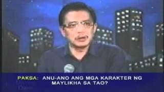 Ang mga karakter ng Dios na May likha sa tao part 1 [upl. by Sugar]