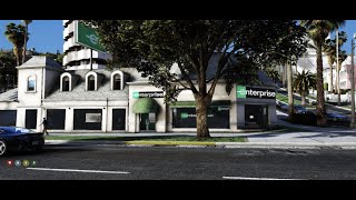 Enterprise Car Rental fivem gta5 [upl. by Aneeuq]