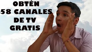 Cómo Obtener 58 Canales de Televisión Gratis legalmente en tu TV Box o decodificador [upl. by Laira]