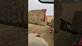 Collecting Hay Bales made Easy farming fendt farmking agri shortsagriculture hay [upl. by Catriona]