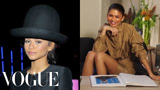 Zendaya Breaks Down 23 Looks From Euphoria to Dune  Life in Looks  Vogue [upl. by Leuamme]