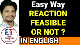 Predicting feasibility of reaction  Spontaneous reaction  Chemistry Trips and tricks [upl. by Felt]