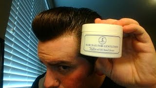 Taylor of Old Bond Street Hair Wax for Gentlemen Review [upl. by Asaph]