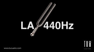 Tono de referencia del LA 440HZ  Diapasón para Afinar tu Instrumento [upl. by Rraval275]