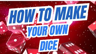 How to create your own dice a step by step guide from 3D printing using wood to epoxy or foam [upl. by Koeninger]