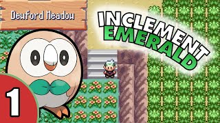 Starting A New Rom Hack  Inclement Emerald Hardcore Nuzlocke [upl. by Ettelloc1]