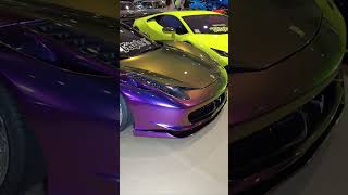 Unique Ferrari and Lambo Colors in Japan short japan modifiedcars [upl. by Alleunamme]