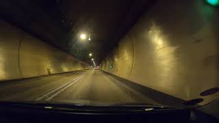 Karawanken Tunnel Austria To Slovenia Border 2022 [upl. by Benco]