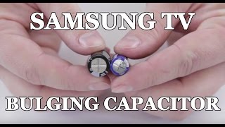 Samsung TV Wont Turn On  How to Repair Bulging Capacitor for Clicking Noise [upl. by Maloy408]