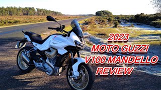 ★ 2023 MOTO GUZZI V100 MANDELLO REVIEW ★ [upl. by Pelagia5]