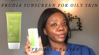 Frudia grape seed sunscreen product review [upl. by Aihcropal]