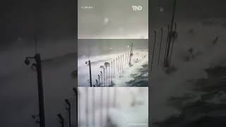 Storm surge from Hurricane Helene in Florida [upl. by Hakan]