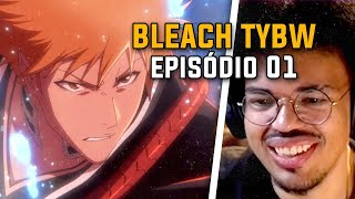 BLEACH THOUSANDYEAR BLOOD WAR  EPISÓDIO 01  REACT DO ANIME [upl. by Ennayelsel]