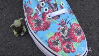 Star Wars VANS Aloha Yoda Floral Sneaker Review With Dj Delz  Boba Fett Funko Vinyl Figure [upl. by Falo109]