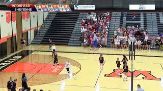 91123 Volleyball Moorhead vs Sheyenne [upl. by Dyche]