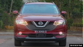 Mazda CX5 vs Nissan XTrail  Comparison series [upl. by Isaac]