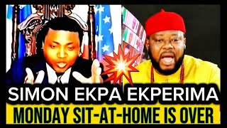 🔴 OHANAEZE YOUTHS SIMON EKPA EKPERIMA YOUR MONDAY SITATHOME IS OVER IN BIAFRA LANDNNAMDI KANU [upl. by Nhoj113]