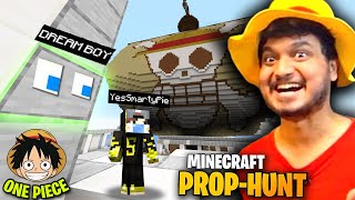 Minecraft Prop Hunt on One Piece Map ftYesSmartyPie DREAMBOYYT Himlands Hide and Seek [upl. by Clare]