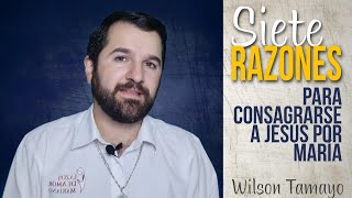 Siete razones para Consagrarse a Jesús por María  Wilson Tamayo [upl. by Ahsratal]