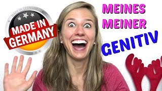 The GENITIVE part 2  meines meiner possessive pronouns [upl. by Aivatal598]