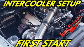 TorqStorm Supercharger Intercooler Setup And First Start Part 5 [upl. by Besnard]