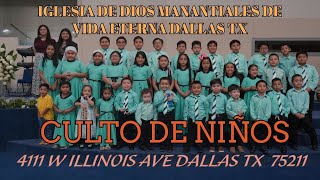 CULTO DIRIGIDO POR LOS NIñOS  IDMVE DALLAS TX [upl. by Karb]