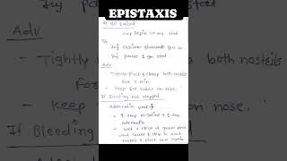 Epistaxis treatment [upl. by Ahtennek]