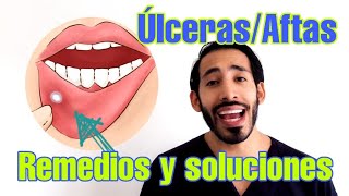 Llagas en la boca  úlceras en la boca REMEDIOS CASEROS EFECTIVOS [upl. by Amoeji]