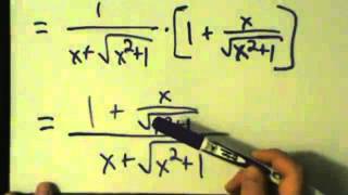 Calculus I  Derivative of Inverse Hyperbolic Sine Function arcsinhx  Proof [upl. by Eemia266]