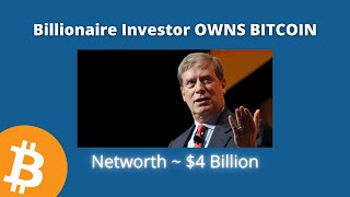 BILLIONAIRE Stan Druckenmiller OWNS BITCOIN and is BULLISH  Bitcoin Investor Crypto [upl. by Zonnya]