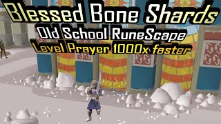 Blessed Bone Shards Old School RuneScape Prayer Libation Bowl [upl. by Ramel]