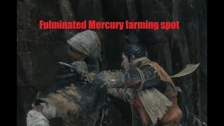 Sekiro  fulminated mercury farming  grinding spot and yasharikus sugar  UnderShrine Valley [upl. by Marcellus451]