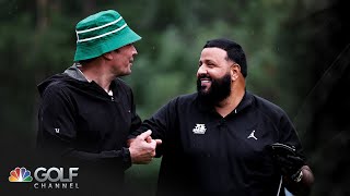 Highlights Jimmy Fallon vs DJ Khaled in The Cardigan Classic  Golf Channel [upl. by Helsie]