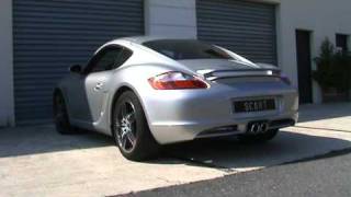 Porsche 987 Cayman sport exhaust  SCART [upl. by Ursulina]