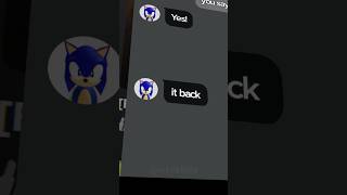 He did say it though…  Roblox Meme sonic roblox robloxmemes robloxmeme robloxedit [upl. by Enotna]