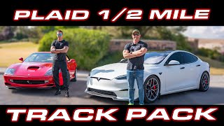 UNLOCKED PLAID TESTING  Tesla Model S Plaid Track Pack Review amp 12 Mile Testing [upl. by Nilyram]