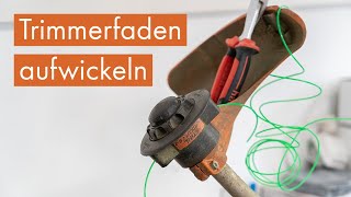 Trimmerfaden aufwickeln  Stihl Fadenkopf  Autocut C52 [upl. by Cathrin]