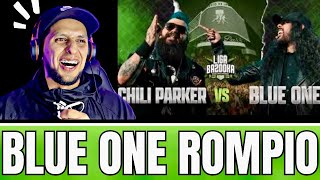 BARRAS MUY DIFERENTES 🔥 REACCION A BLUE ONE VS CHILI PARKER  BATALLAS ESCRITAS LIGA BAZOOKA 2024💥 [upl. by Rorie]