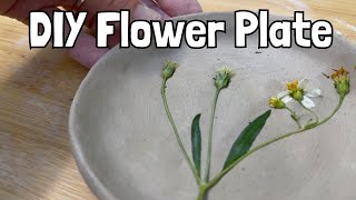 🌿 Easy NatureInspired Ceramic Plate StepbyStep [upl. by Ocsicnarf972]