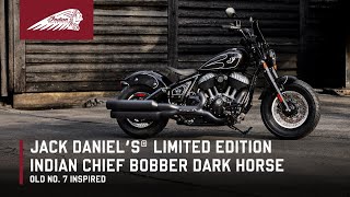 Introducing The Jack Daniels® Limited Edition Indian Chief Bobber Dark Horse [upl. by Garett]