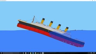 Titanic Sinking  Sinking Simulator 2 Alpha 15 [upl. by Golding]