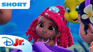 Disney Jr’s Ariel Mermaid Tales Short 9 🧜🏾‍♀️  Silly Trumpetfish  The Little Mermaid  disneyjr [upl. by Portwine]